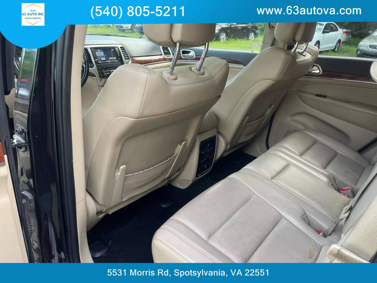 2012 Jeep Grand Cherokee for sale at 63 Auto Inc in Spotsylvania, VA