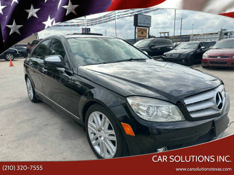 2009 Mercedes-Benz C-Class for sale at Car Solutions Inc. in San Antonio TX