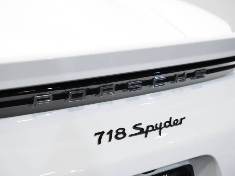 2021 Porsche 718 Boxster Spyder