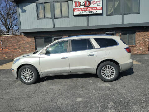 2012 Buick Enclave for sale at D & D Motors Ltd in Belleville IL