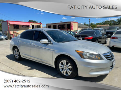 2012 Honda Accord for sale at Fat City Auto Sales in Stockton CA