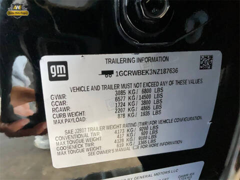 2022 Chevrolet Silverado 1500 Limited Custom