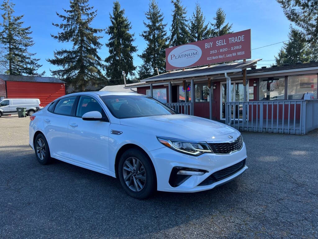 2020 Kia Optima for sale at PLATINUM AUTO SALES INC in Lacey, WA