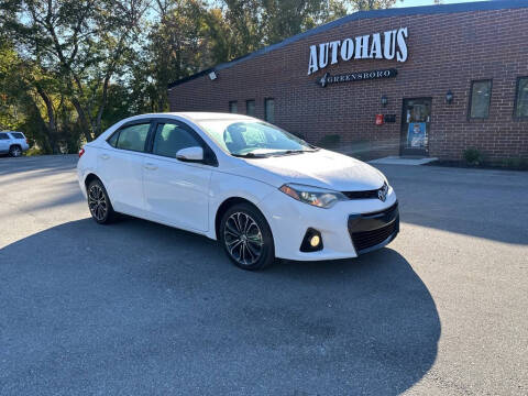 2016 Toyota Corolla for sale at Autohaus of Greensboro in Greensboro NC