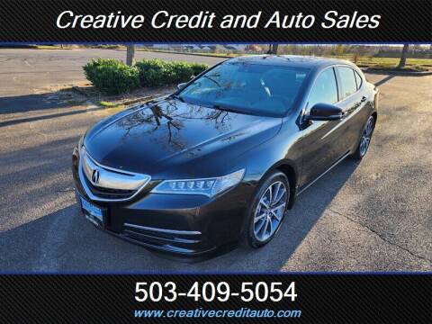 2016 Acura TLX for sale at Creative Credit & Auto Sales in Salem OR