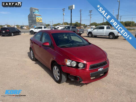 2016 Chevrolet Sonic for sale at Tony Peckham @ Korf Motors in Sterling CO