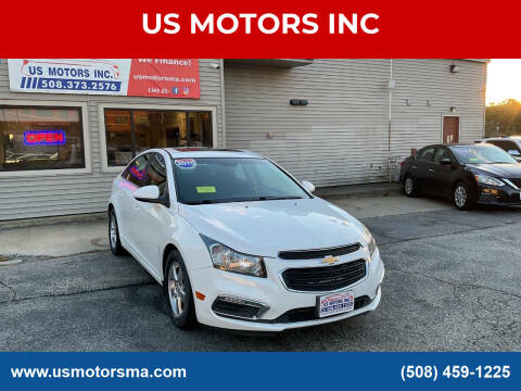 2015 Chevrolet Cruze for sale at US MOTORS INC in Worcester MA