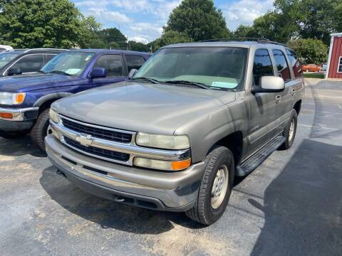 2001 Chevrolet Tahoe for sale at Sartins Auto Sales in Dyersburg TN