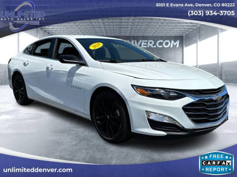 2020 Chevrolet Malibu for sale at Unlimited Auto Sales in Denver CO