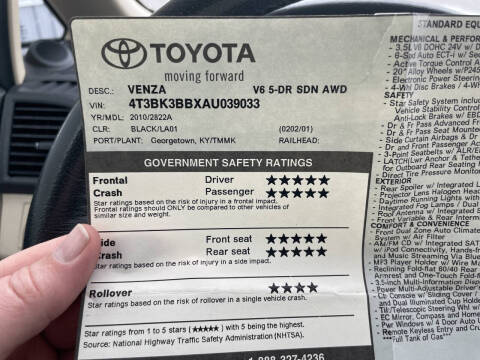 2010 Toyota Venza AWD V6