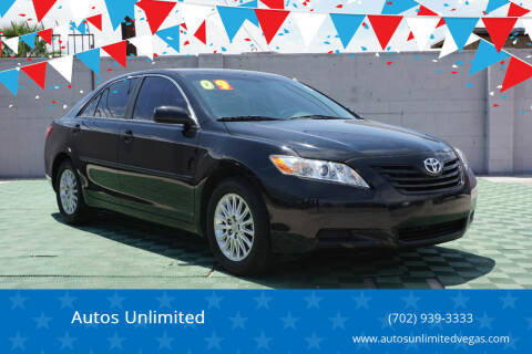 2009 Toyota Camry for sale at Autos Unlimited in Las Vegas NV