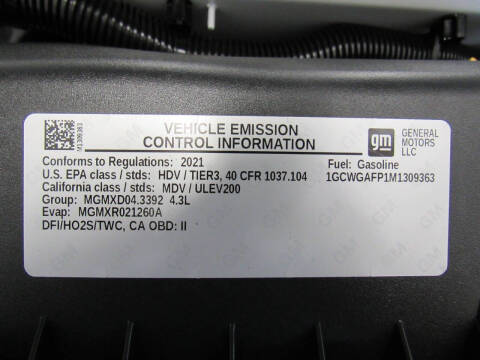 2021 Chevrolet Express 2500