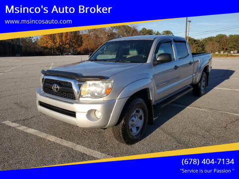 2011 Toyota Tacoma for sale at Msinco's Auto Broker in Snellville GA