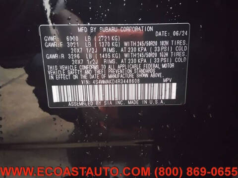 2024 Subaru Ascent Onyx Edition Limited