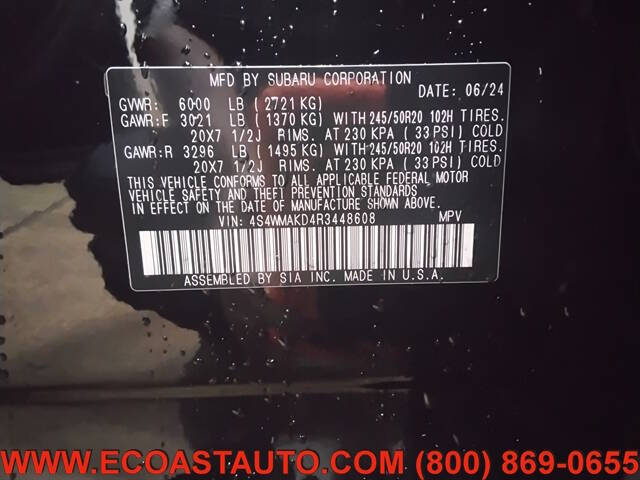 2024 Subaru Ascent Onyx Edition Limited