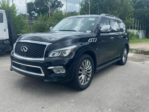 2017 Infiniti QX80 for sale at Texas Luxury Auto in Houston TX