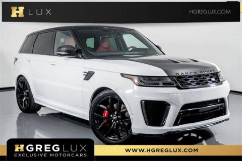 2022 Land Rover Range Rover Sport for sale at HGREG LUX EXCLUSIVE MOTORCARS in Pompano Beach FL