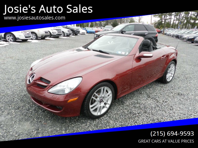 2007 Mercedes-Benz SLK for sale at Josie's Auto Sales in Gilbertsville PA