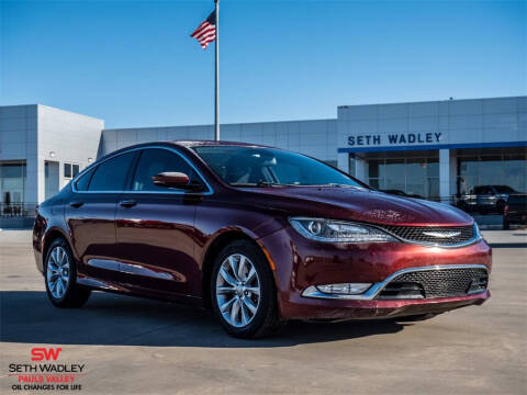 2015 Chrysler 200 for sale at Seth Wadley Chevy Perry in Perry OK