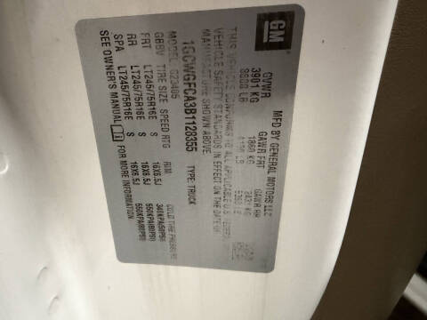 2011 Chevrolet Express 2500