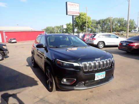2019 Jeep Cherokee for sale at Marty's Auto Sales in Savage MN