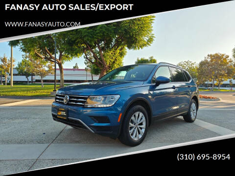 2018 Volkswagen Tiguan for sale at FANASY AUTO SALES/EXPORT in Yorba Linda CA