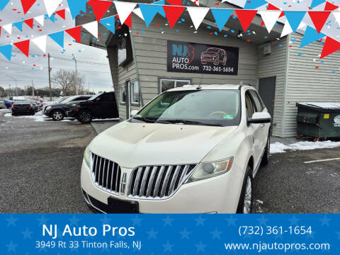 2012 Lincoln MKX for sale at NJ Auto Pros in Tinton Falls NJ