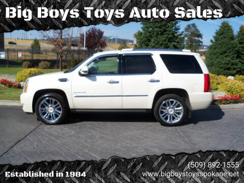 2014 Cadillac Escalade for sale at Big Boys Toys Auto Sales in Spokane Valley WA