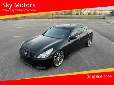 2013 Infiniti G37 Sedan for sale at Sky Motors in Kansas City MO