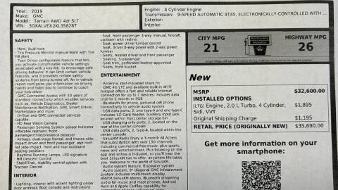 2019 GMC Terrain SLT