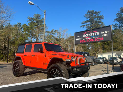 2019 Jeep Wrangler Unlimited for sale at Boyette Auto Sales in Covington LA