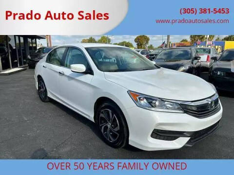 2017 Honda Accord for sale at Prado Auto Sales in Miami FL