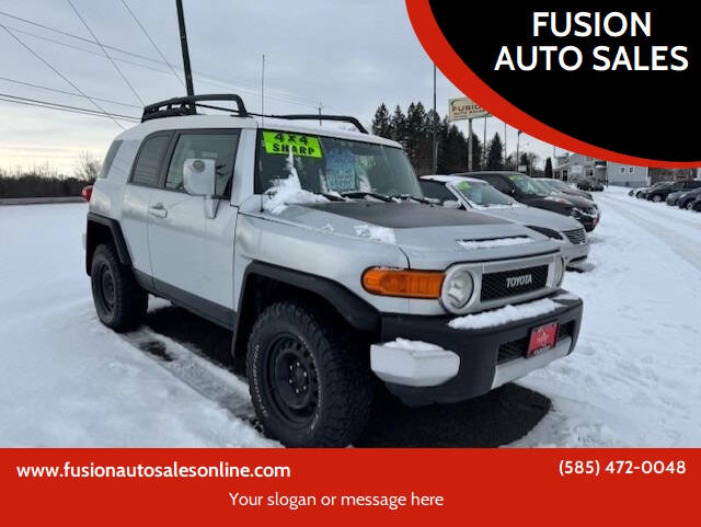 2007 Toyota FJ Cruiser for sale at FUSION AUTO SALES in Spencerport NY