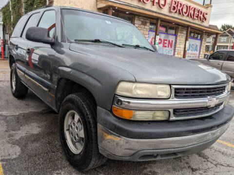 2001 Chevrolet Tahoe for sale at USA Auto Brokers in Houston TX