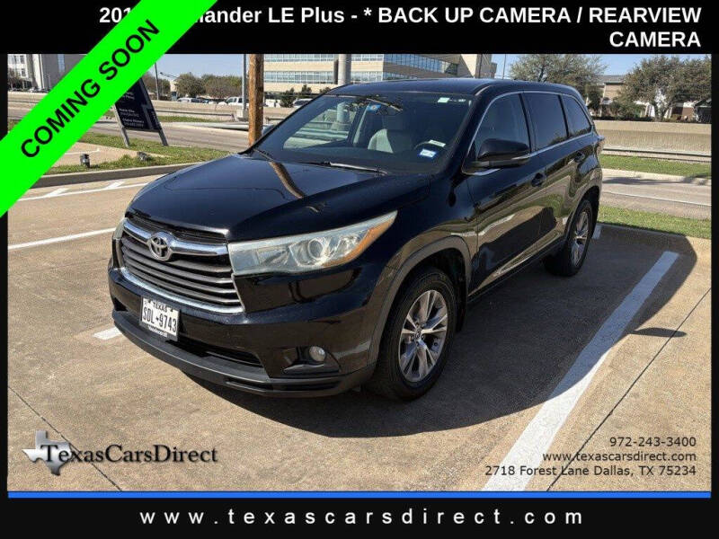 2016 Toyota Highlander LE Plus