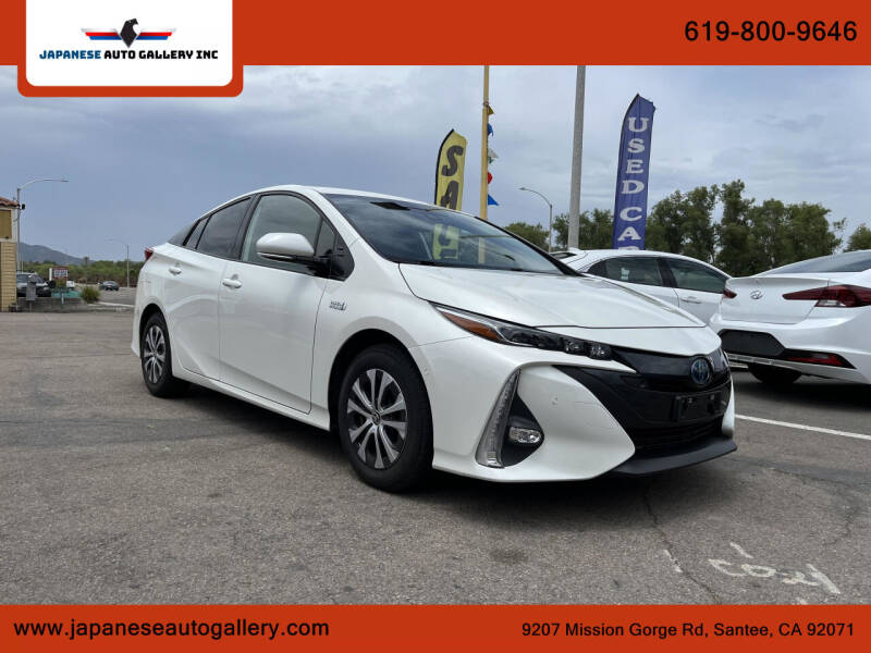 2020 Toyota Prius Prime for sale at Japanese Auto Gallery Inc in Santee CA