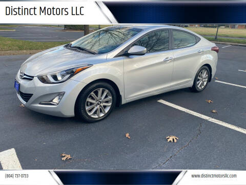 2015 Hyundai Elantra for sale at Distinct Motors LLC in Mechanicsville VA