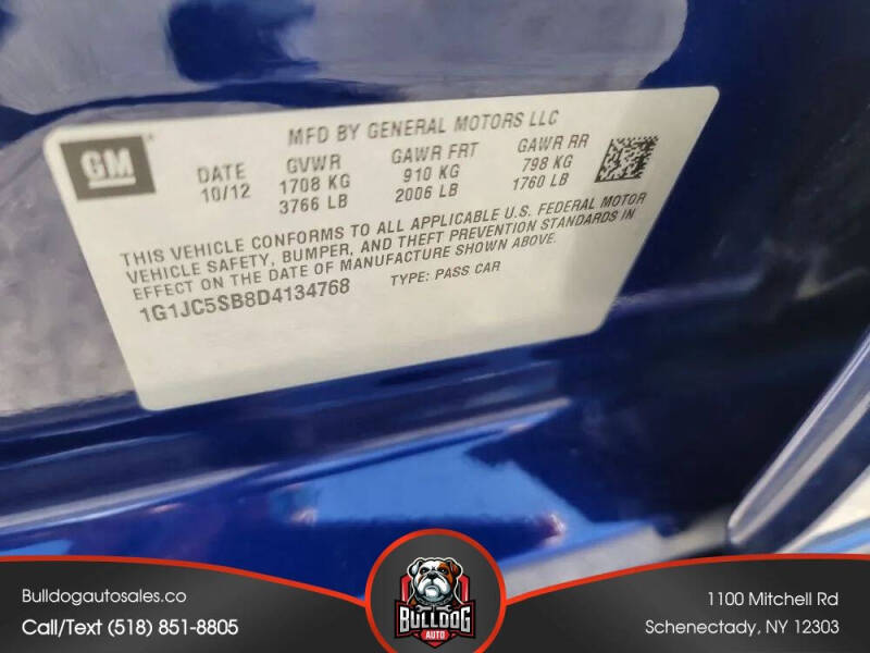2013 Chevrolet Sonic LT Auto