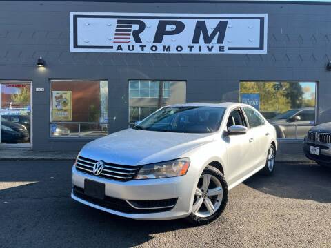 2013 Volkswagen Passat for sale at RPM Automotive LLC in Portland OR