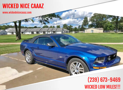 2006 Ford Mustang for sale at WICKED NICE CAAAZ in Cape Coral FL