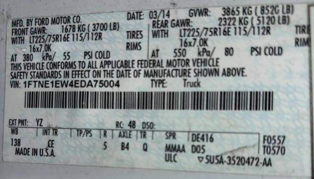 2014 Ford E-Series E-150