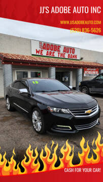 2015 Chevrolet Impala for sale at JJ's Adobe Auto Inc in Casa Grande AZ