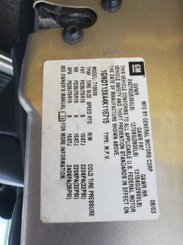 2004 Chevrolet Blazer LS
