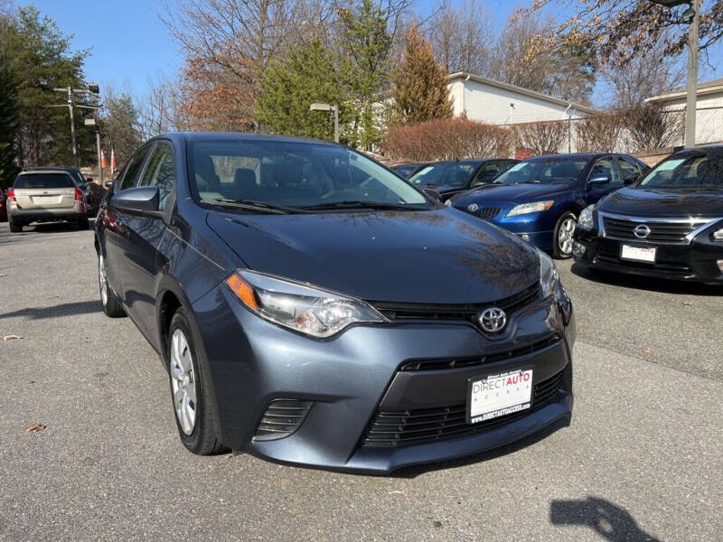 2016 Toyota Corolla for sale at Direct Auto Access in Germantown MD