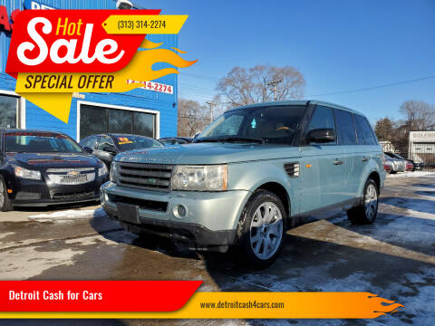 2008 Land Rover Range Rover Sport for sale at Detroit Cash for Cars in Warren MI