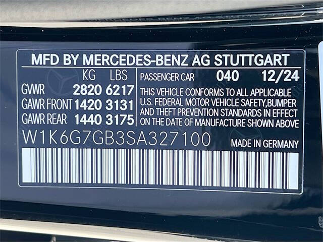 2025 Mercedes-Benz S-Class S 580 4MATIC
