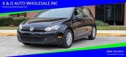 2013 Volkswagen Golf for sale at K & O AUTO WHOLESALE INC in Jacksonville FL