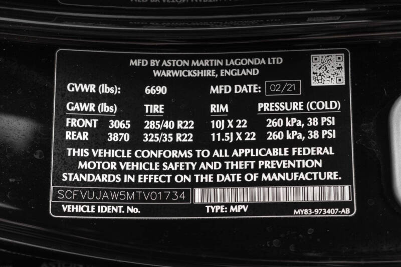 2021 Aston Martin DBX