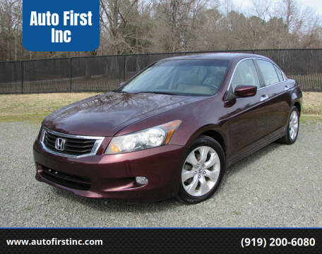 2010 Honda Accord for sale at Auto First Inc in Durham NC