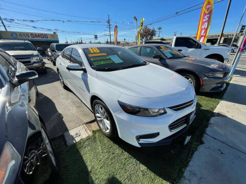 2018 Chevrolet Malibu for sale at ROMO'S AUTO SALES in Los Angeles CA